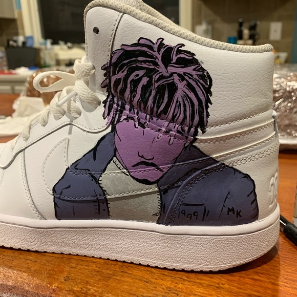 Nike Ebernon AirForce 1s Juice WRLD high tops - Picture 5 of 5